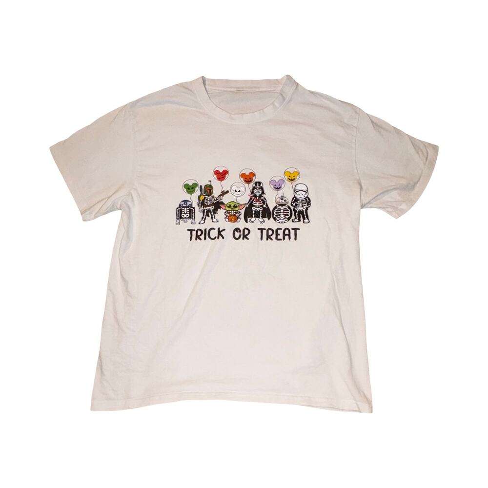 Disney Star Wars Halloween Trick or Treat Graphic Tee Women's Large